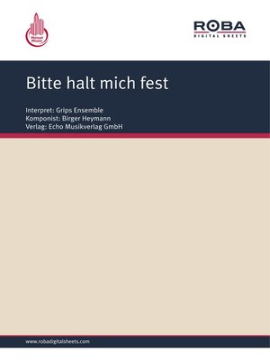 cover image of Bitte halt mich fest